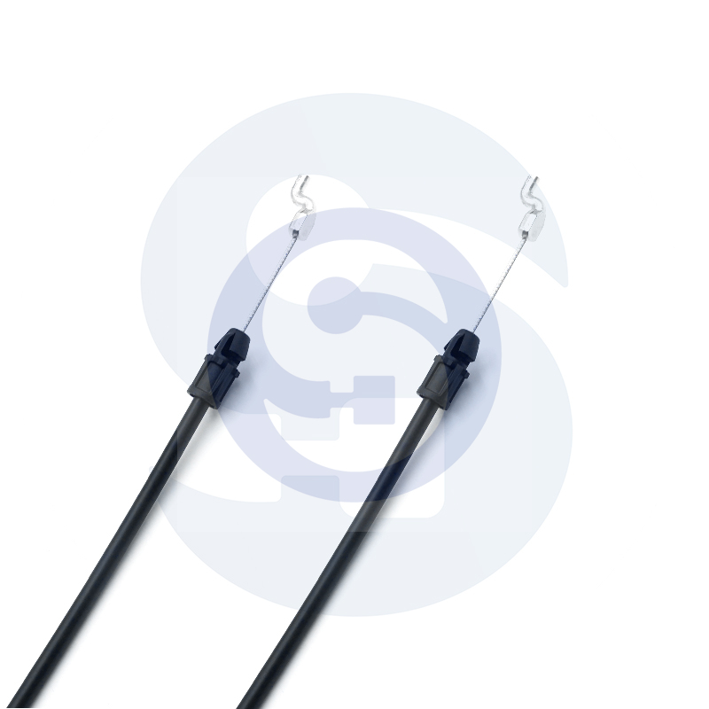 Lawn mower control cable fitting measurement